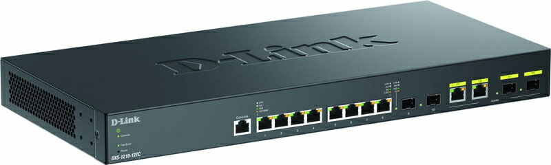 【送料無料】D-Link DXS-1210-12TC/B1 DXS-1210-12TC 10ギガ/ マルチギガビットL2 スマートマネージドスイッチ、10G/ 5G/ 2.5G/ 1G BASE-Tポート×10、10G SFPスロット×4(内2 Combo)、リミテッドライフタイム保証