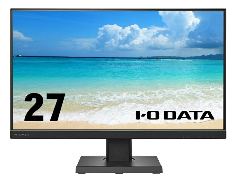 【送料無料】IODATA LCD-C271DB-FX ワイド液晶ディスプレイ 27型/ 1920×1080/ HDMI、DisplayPort、USB Type-C/ ブラック/ スピーカー：あり/ 見やすい位置に簡単に調節可能！/ 5年保証 無輝点保証/ 昇降/ 回転