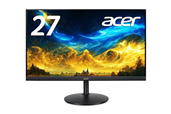 【送料無料】Acer CB272Ebmiprx AlphaLine 液晶ディスプレイ(27型/ 1920×1080/ HDMI、DisplayPort、ミニD-Sub/ ブラック/ スピーカー搭載/ IPS/ 非光沢/ フルHD/ 1ms)【在庫目安:お取り寄せ】