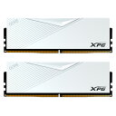 【送料無料】A-DATA Technology AX5U6400C3216G-DCLAWH XPG LANCER White DDR5-6400MHz U-DIMM 16GB×2 32-39-39 DUAL…