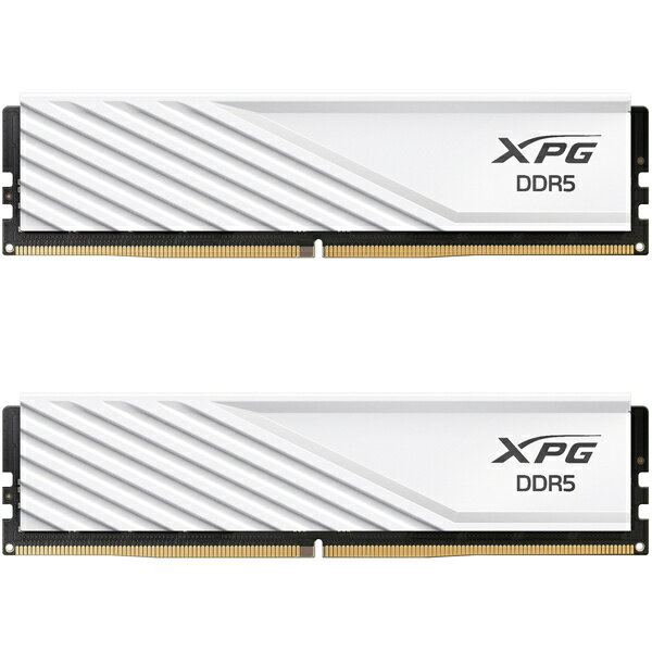 【送料無料】A-DATA Technology AX5U6000C3016G-DTLABWH XPG LANCER BLADE White DDR5-6000MHz U-DIMM 16GB×2 30-40-40 DUAL TRAY【在庫目安:お取り寄せ】 その1
