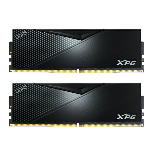 【送料無料】A-DATA Technology AX5U6400C3232G-DCLABK XPG LANCER Black DDR5-6400MHz U-DIMM 32GB×2 32-39-39 DUAL COLOR BOX【在庫目安:お取り寄せ】