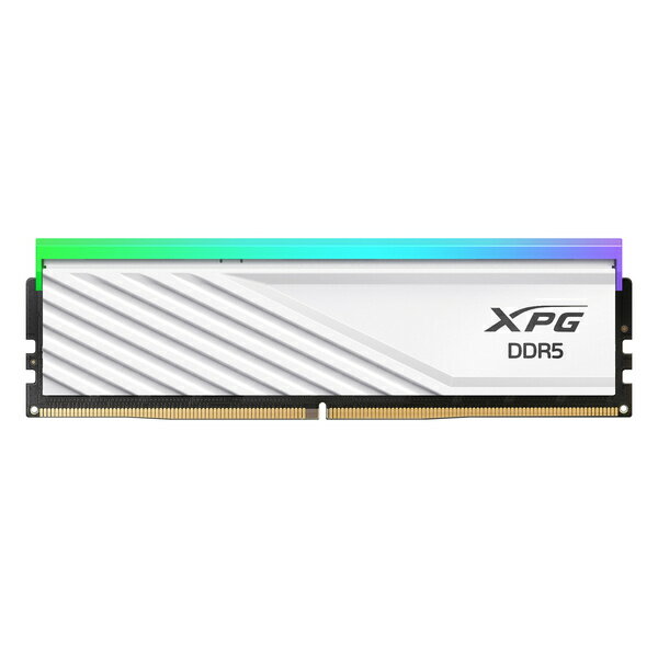 【送料無料】A-DATA Technology AX5U6400C3216G-SLABRWH XPG LANCER BLADE RGB White DDR5-6400MHz U-DIMM 16GB×1 32-39-39 SINGLE TRAY【在庫目安:お取り寄せ】