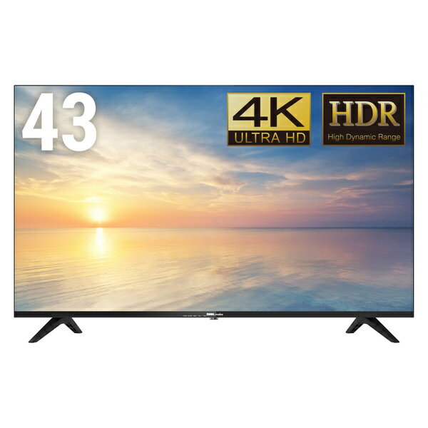【在庫目安:あり】【送料無料】DMM.make DKS-4K43DG6 液晶ディスプレイ 43型/ 3840×2160/ HDMI/ ブラック/ スピーカー：あり