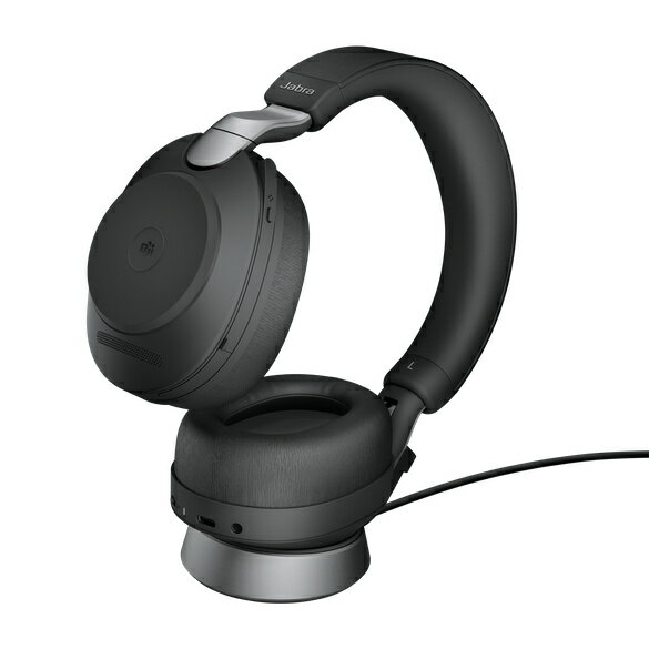 【送料無料】GNオーディオ 28599-999-989 Jabra 無線ヘッドセット USB-A 両耳 MS認定 充電スタンド付「Jabra Evolve2 85 MS Stereo USB-A Stand Black」【在庫目安:僅少】| パソコン周辺機器