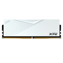 【送料無料】A-DATA Technology AX5U6400C3232G-CLAWH XPG LANCER White DDR5-6400MHz U-DIMM 32GB×1 32-39-39 SINGLE COLOR BOX【在庫目安:お取り寄せ】