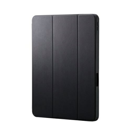 Rakuten - 【送料無料】ELECOM TB-A25PLSABK 13インチiPad Pro(M4)/ フラップケース/ 衝撃吸収/ Apple Pencil収納/ スリープ対応/ ブラック【在庫目安:お取り寄せ】