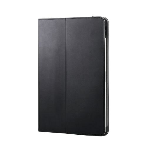 【送料無料】ELECOM TB-A25PLPLF2BK 13インチiPad Pro(M4)/ フラップケース/ 衝撃ガード/ ベルト付/ 2アングル/ 軽量/ ブラック【在庫目安:お取り寄せ】