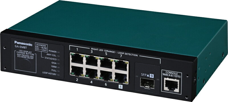 【送料無料】パナソニックEWネットワークス ZLP28080 GA-EM8T【在庫目安:お取り寄せ】| パソコン周辺機器 スイッチングハブ L2スイッチ レイヤー2スイッチ スイッチ ハブ L2 ネットワーク PC パソコン