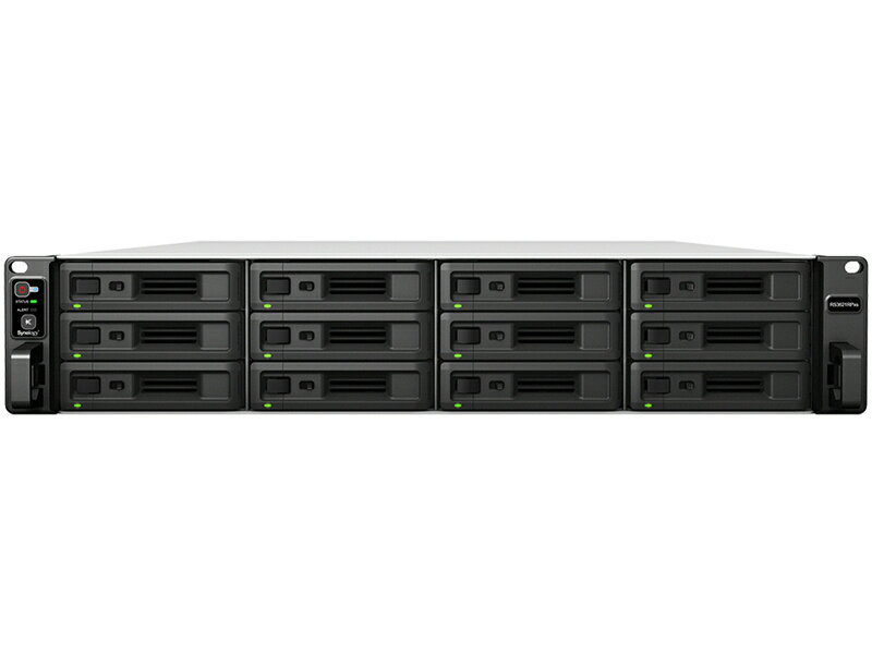 【送料無料】Synology RS3621RPxs 6コアXeon D-1531搭載2U12ベイラックマウントNAS HDD非搭載モデル【在庫目安:お取り寄せ】| パソコン周辺機器 ラックマウント ラック マウント NAS