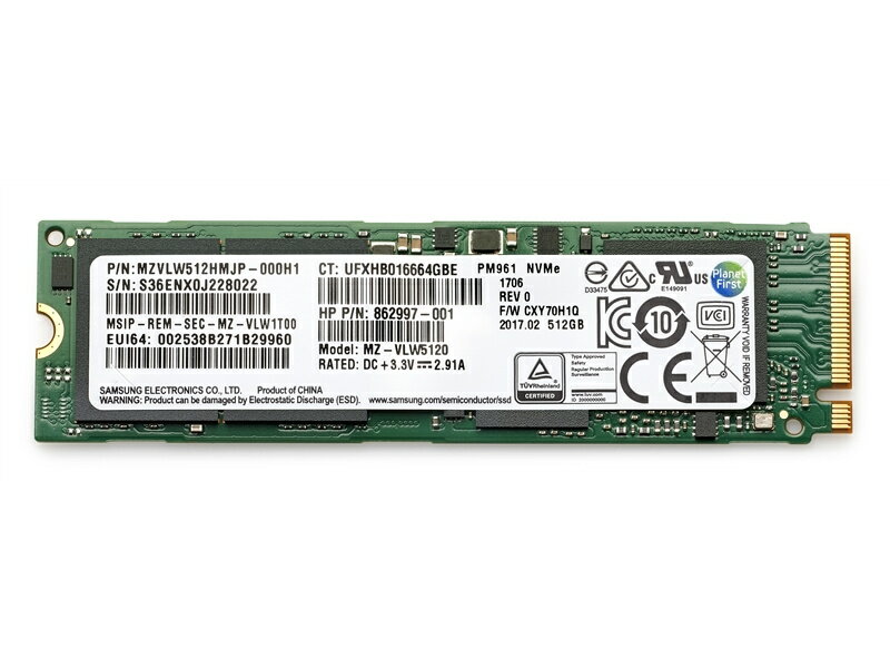 【送料無料】HP 406L8AA 512GB PCIe-4x4 NVME TLC SSD【在庫目安:お取り寄せ】| パソコン周辺機器 M.2SSD M.2 SSD 耐久 省電力 フラッシュディスク フラッシュ 増設 交換