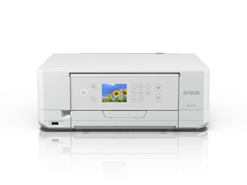 【送料無料】EPSON EP-817A A4カラーインクジェット複合機/ Colorio/ 6色/ 無線LAN・Wi-Fi/ 2.7型液晶【在庫目安:お取り寄せ】| プリンター プリンタ