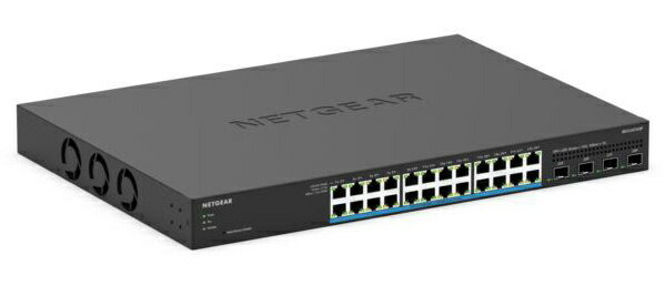 【送料無料】NETGEAR MS324TXUP-100JPS Ultra60 PoE++対応 (720W) 2.5G/ 1G 24ポート SFP+スロット×4 アプリ＆クラウドスマートスイッチ【在庫目安:お取り寄せ】