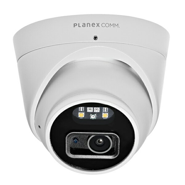 【送料無料】PLANEX CS-TX81-5MP スマカメ カメラ一発！ センサーライト（白色LED搭載） 屋外対応 ONVIF準拠 500万画素 PoE【在庫目安:お取り寄せ】
