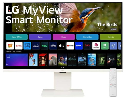 【送料無料】LG電子 32SR83U-W スマートモニター 31.5型/ 3840×2160/ HDMI、USB Type-C、USBダウンストリーム/ ホワイト/ スピーカー:あり/ WebOS23/ スタンド型【在庫目安:お取り寄せ】 【送料無料】LG電子 32SR83U-W スマートモニター 31.5型/ 3840×2160/ HDMI、USB Type-C、USBダウンストリーム/ ホワイト/ スピーカー:あり/ WebOS23/ スタンド型【在庫目安:お取り寄せ】