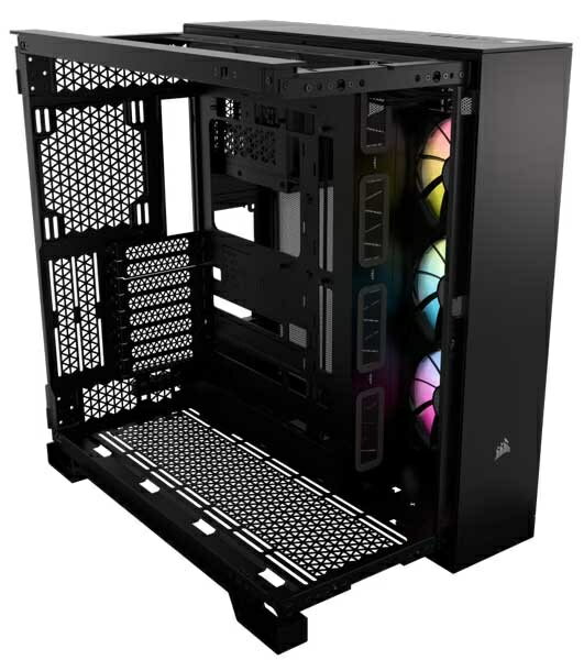 【送料無料】コルセア(メモリ) CC-9011269-WW ミドルタワー型PCケース iCUE LINK 6500X RGB Mid-Tower ATX Dual Chamber Black【在庫目安:お取り寄せ】