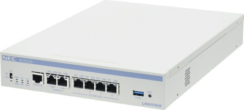 【送料無料】NEC BI000132 5年無償保証 10ギガビット対応小型・多機能ルータ UNIVERGE IX-R2530【在庫目安:僅少】