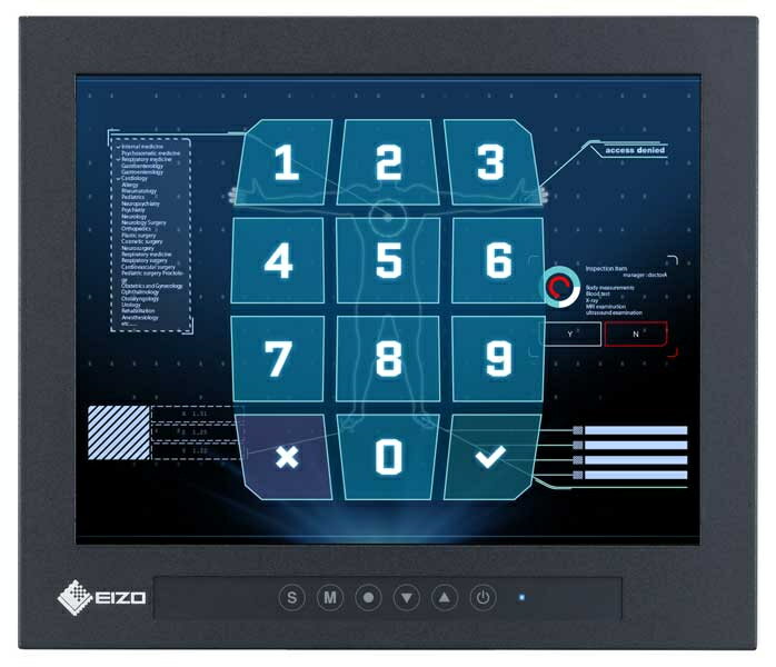 【送料無料】EIZO FDX1004T-FBK 26cm（10.4）型タッチパネル装着カラー液晶モニ