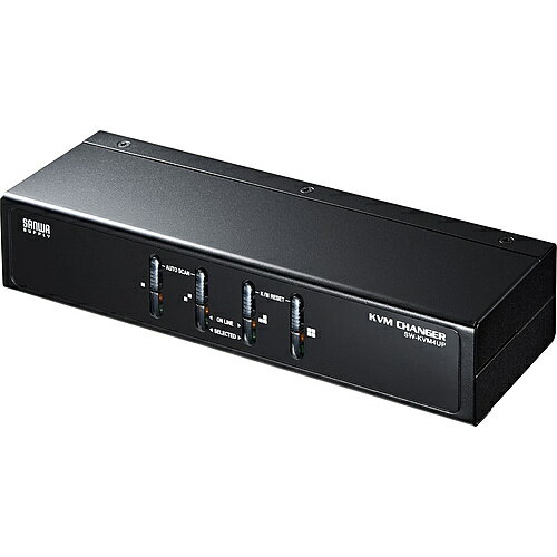 【送料無料】サンワサプライ SW-KVM4UP PS/ 2・USB両対応パソコン自動切替器(4:1)【在庫目安:お取り寄せ】 【送料無料】サンワサプライ SW-KVM4UP PS/ 2・USB両対応パソコン自動切替器(4:1)【在庫目安:お取り寄せ】