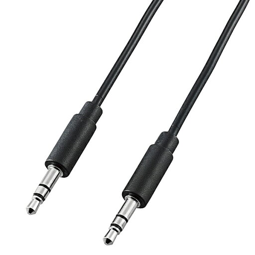 ELECOM DH-MMRN10 オーディオケーブル/ ラジカセ用/ 3.5φオス-3.5φオス/ ブラック/ 1.0m【在庫目安:お取り寄せ】 ELECOM DH-MMRN10 オーディオケーブル/ ラジカセ用/ 3.5φオス-3.5φオス/ ブラック/ 1.0m【在庫目安:お取り寄せ】