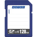 【送料無料】アドテック AD-SDTX128G/U1 SDXCカード 128GB UHS-I Class10 データ復旧サービス付き【在庫目安:お取り寄せ】