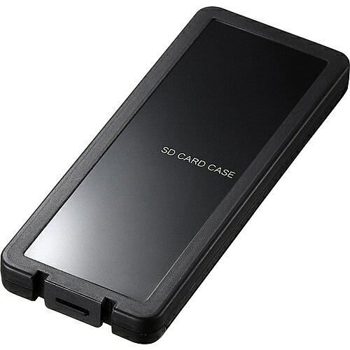 サンワサプライ FC-MMC23SDBK SDカードケース（6枚収納・ブラック）【在庫目安:お取り寄せ】