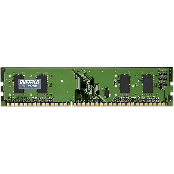 バッファロー MV-D3U1600-X2G D3U1600-X2G相当 法人向け（白箱）6年保証 PC3-12800（DDR3-1600）対応 240Pin用 DDR3 SDRAM DIMM 2GB【在庫目安:お取り寄せ】
