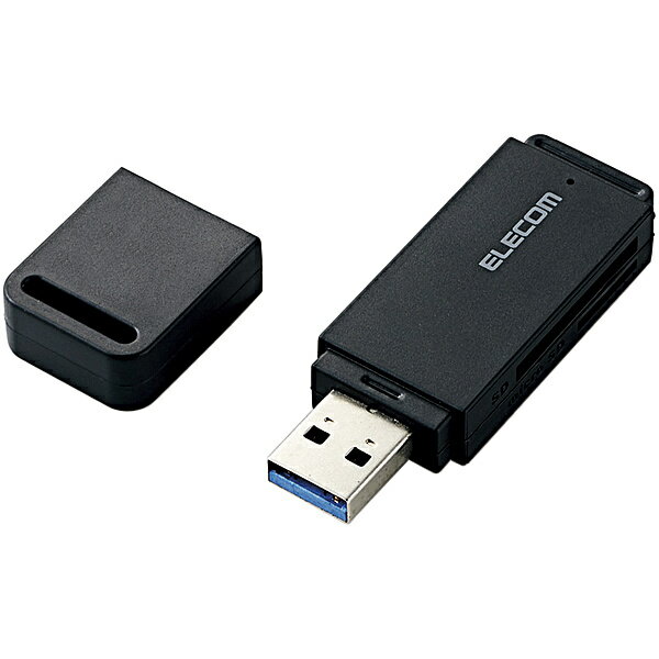 ELECOM MR3-D011BK メモリリーダライタ/ USB3.0対応/ 直挿し/ SD系専用/ ブラック【在庫目安:僅少】| パソコン周辺機器 メモリカードリーダー メモリーカードライター メモリカード リーダー カードリーダー カード