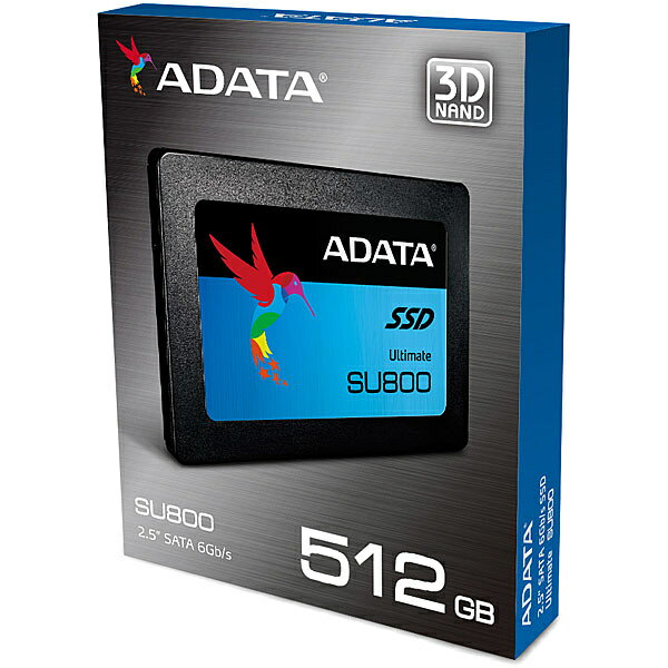 【在庫目安:あり】【送料無料】A-DATA Technology ASU800SS-512GT-C 内蔵SSD SU800 512GB 2.5インチ 3D NAND SATA 6Gb DRAMキャッシュ搭載 / 3年保証| パソコン周辺機器 SSD SATA 内蔵