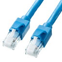 サンワサプライ KB-T6ATS-01BL カテゴリ6A LANケーブル(ブルー・1m)【在庫目安:お取り寄せ】