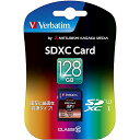 yzVerbatim SDXC128GJVB2 SDXC Card 128GB Class 10y݌ɖڈ:͏z