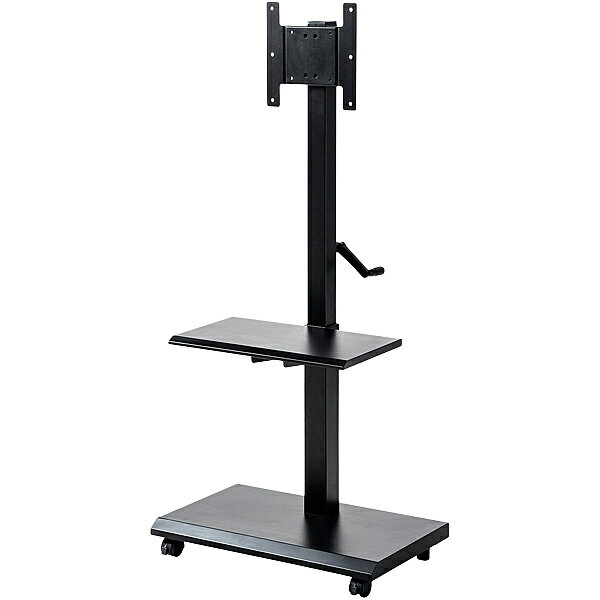 【送料無料】サンワサプライ CR-LAST24 壁寄せ手動上下昇降液晶ディスプレイスタンド【在庫目安:お取り寄せ】| オフィス オフィス家具