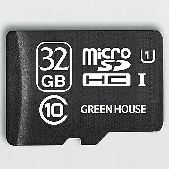 GREEN HOUSE GH-SDM-AEUA32G ǡ쥵ӥ microSDHC UHS-I 饹10 32GBں߸...