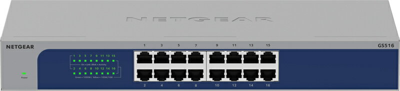 【在庫目安:あり】【送料無料】NETGEAR GS516-300JPS GS516 ギガ16ポート アンマネージ・スイッチ