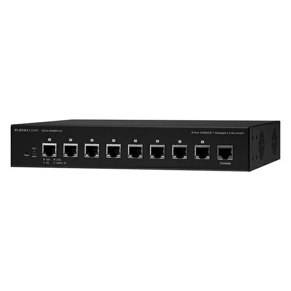 【送料無料】PLANEX SZXG-0008IM-HC 8ポート 10GBASE-T マネージドL3 Liteスイッチ 高冷却モデル【在庫目安:お取り寄せ】