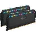 【送料無料】コルセア(メモリ) CMT64GX5M2B5200C40 DDR5 5200MHz 64GB(32GBx2) UDIMM 40-40-40-77 DOMINATOR PLATINUM RGB Black RGB LED 1.25V【在庫目安:お取り寄せ】(2)