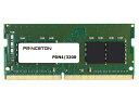 【送料無料】プリンストン PDN4/3200-16G 16GB DDR4-3200 260PIN SODIMM【在庫目安:お取り寄せ】