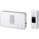 【送料無料】ELPA EWS-S5030 ワイヤレスチャイム押しボタンセット【在庫目安:お取り寄せ】| 生活家電 インターホン インターフォン 防犯 交換 ドア...