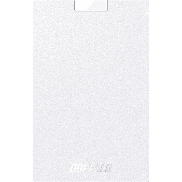 【送料無料】バッファロー SSD-PG250U3-WC USB3.2(Gen1) ポータブルSSD Type-A 250GB ホワイト【在庫目安:僅少】