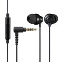 ELECOM EHP-F12CMBK ステレオイヤホン/ カナル型/ φ3.5mm/ マイク付/ FAST MUSIC/ F12C/ 10.0mmドライバー/ ブラック【在庫目安:お取り寄せ】| AV機器(2)