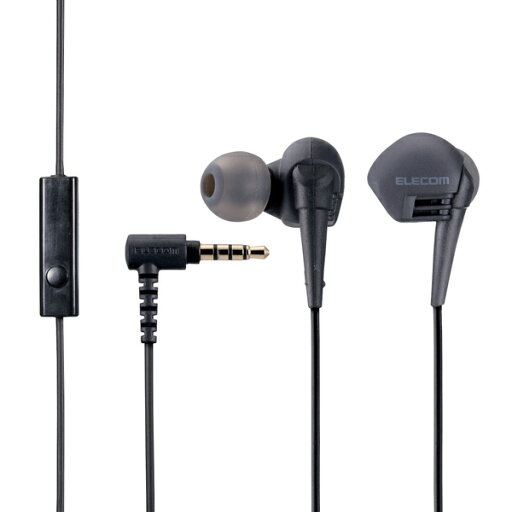 ELECOM EHP-GB10MXBK ステレオヘッドホン(マイク付)/ 耳栓タイプ/ φ3.5/ 10.0mmドライバ/ Grand Bass/ GB10/ ブラック【在庫目安:お取り寄せ】| AV機器 ELECOM EHP-GB10MXBK ステレオヘッドホン(マイク付)/ 耳栓タイプ/ φ3.5/ 10.0mmドライバ/ Grand Bass/ GB10/ ブラック【在庫目安:お取り寄せ】| AV機器