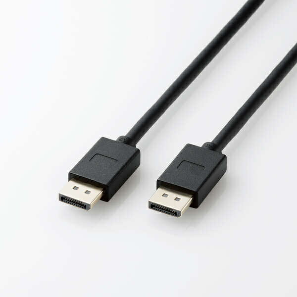 【送料無料】ELECOM CAC-DP1420BK2 DisplayPortケーブル/ ver1.4対応/ 2.0m/ ブラック【在庫目安:お取り寄せ】