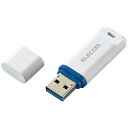 【送料無料】ELECOM MF-DRU3064GWHR USBメモリー/ USB3.2(Gen1)対応/ キャップ式/ データ復旧サービス付/ 64GB/ ホワ...