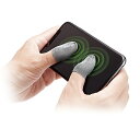 ELECOM P-GMFF02F4SV スマートフォン用ゲームアクセサリ/ フィンガーキャップ/ 銀繊維/ Fサイズ/ 4個入り/ シルバー【在庫目安:お取り寄...