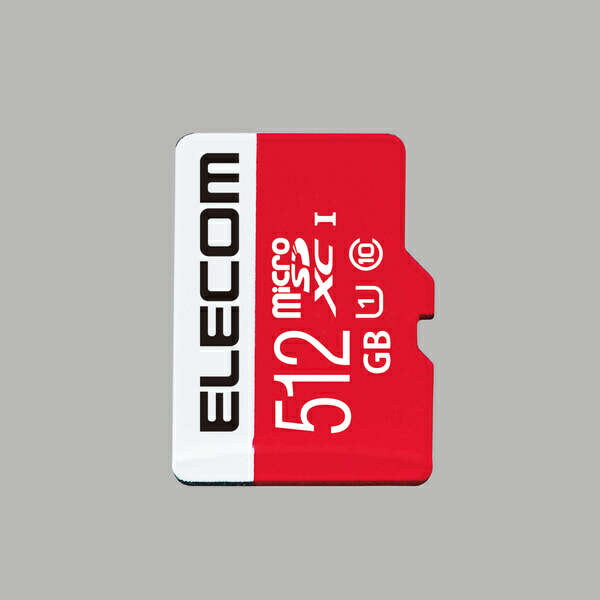 【送料無料】ELECOM GM-MFMS512G microSDXCカード/ UHS-I/ U1/ Class10/ Nintendo Switch検証済/ 512GB【在庫目安:お取り寄せ】