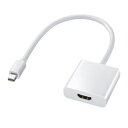【送料無料】サンワサプライ AD-MDPHD04 Mini DisplayPort-HDMI変換アダプタ【在庫目安:お取り寄せ】| パソコン周辺機器(2)