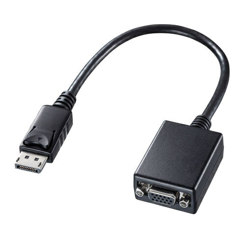 DisplayPort-VGA変換アダプタ 詳細スペック 電気用品安全法(本体)非対象 電気用品安全法(付属品等)非対象 電気用品安全法(備考)電源に直接接続しないため