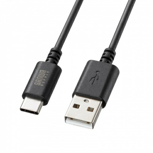 Rakuten - サンワサプライ KU-CA10BK USB 2.0 Type-Cケーブル（C-A・1m・ブラック）【在庫目安:お取り寄せ】| パソコン周辺機器 USBケーブル USB-Cケーブル USB A-C USB(A-C)