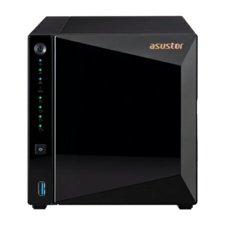 ASUSTOR AS3304T DRIVESTOR 4 Pro NAS 4ベイ Realtek RTD1296 クアッドコア 1.4GHz 2GB DDR4 2.5 Gigabit Ethernet (2.5G/ 1G/ 100M) x 1 USB 3.2 Gen 1 x3 Wake-on-LAN 3年保証| NAS RAID