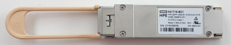 【送料無料】HP 841716-B21 QSFP+ 40Gb 双方向 LC トランシーバー【在庫目安:お取り寄せ】| パソコン周辺機器 拡張モジュール モジュール 拡張 PC パソコン